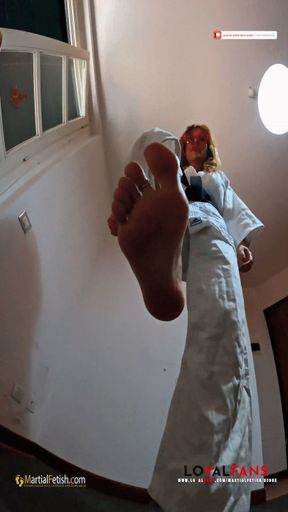 Ania POV giantess foot domination