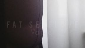 Giantess shows Massive Naked BBW Goddess Body in Pantyhose, Apron Belly, Fat Ass & Hanging Breasts