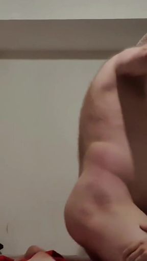Jaw-dropping moment from &quot;Cute Latin twink sucks chubby white daddy and rides his cock&quot;