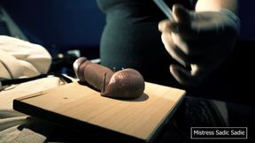 First Time Ball Nailing and Needles Through Gland