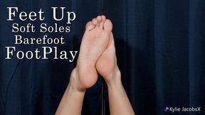 Feet Up Soft Soles Barefoot FootPlay - Kylie Jacobsx - MP4 4K HD