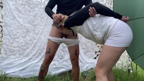 Trapped in the Pedigree Hold - Submission & Deepthroat Fantasy