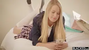 Charming Student 18+ Puts Off Boring Studies For Later For The Sake Of Enjoying With The Bbc With Rob Piper And Scarlet Sage