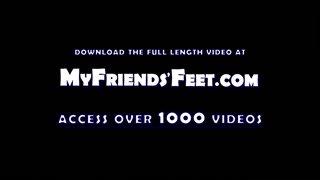 Inked hunk toe licking foot job masturbation with kinky jock