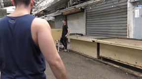 an israeli man meets an israeli guy in the market