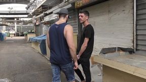 an israeli man meets an israeli guy in the market