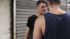 an israeli man meets an israeli guy in the market