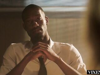 VIXENPLUS BBC Hungry Femme Fatale Kelsey Kane Wishes To Be Dominated