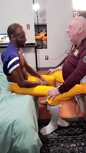 Coach Has to Also Inspect the Player Prostate!