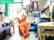 Digitmon Red Dragon / Body Paint / 19 Years Old Extreme Fetish Cosplay #1