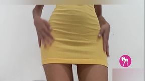 Cute Latina teen shows off her big ass on webcam