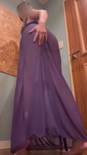 I want to orgasm... I want to orgasm... Somebody's going to me! Masturbation♡ wearing the babydoll I bought for the first time Selfie