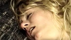 Young Blonde's Initial Rear Entrance Frenzy