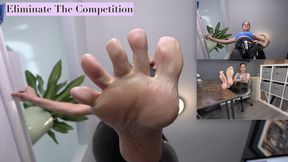 ELIMINATE THE COMPETITION - Jamie Daniels, Giantess, Foot Fetish, Shrinking, Vore, POV - WMV