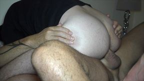 bottom fucked bareabck by daddy with huge cock