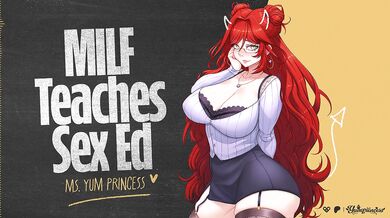 Horny MILF Destroys Balls in Sex Ed ASMR Hentai Roleplay