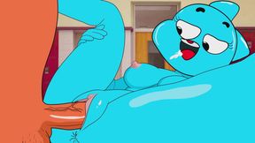 Nicole Watterson FUCKS WITH DARWIM - The Amazing World of Gumball Porn Parody PART 3