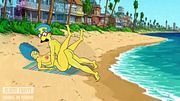 Beach Bitch. Married Slut Gets Fucked On The Beach. Best Cartoon Parody.