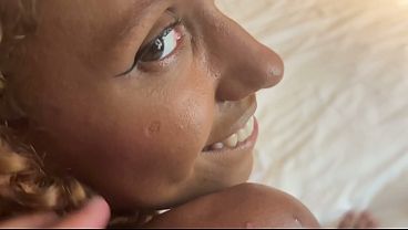 Skinny and sexy Latina girl gets pounded by a foreigner without a condom