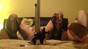 Crossdresser and Trans Woman Using Fucking Machine - Compilation 6