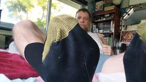Stepdad Shows in Goldtoe Socks
