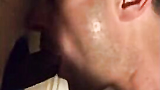 Amateur deepthroats big black cock at glory fuck-hole