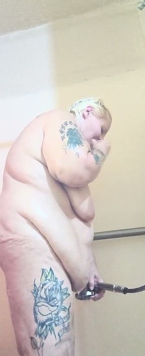 Dirty Naughty Slut in the Woods Bucket Washing Good
