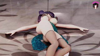 Sexy Dance In Hot Dress (3D HENTAI)
