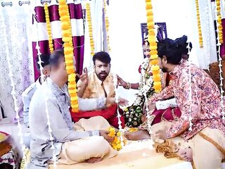 Sudipa Ki Suhagraat - Sudipa's wedding Night with Five Spouse group-sex Screwing Full Video
