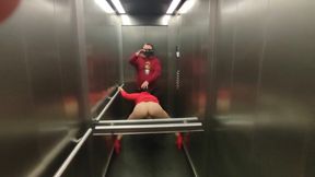 Very Risky Sex in a Elevator with Hot Neighbor Dada Deville