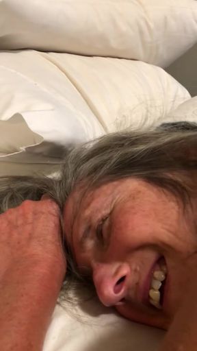 Hot MILF Closeup Doggy Masturbate Anal Fingering 60 Year Old Mature Granny