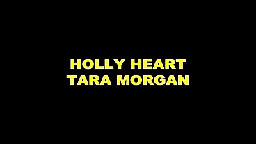 Tara Morgan and Holly Hearts Lesbian Pussy Feast