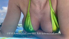 Artemisia Love and her big tits hanging out @ the beach OF@ArtemisiaLove101 X&IG @ArtemisiaLove9