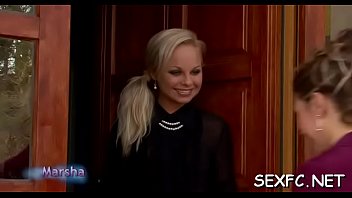 Outstanding fully clothed sex scene with irresistible sweethearts