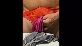 Daddy in my panties again.