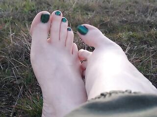 Country Hunk Painted Feet, Trans Cowboy