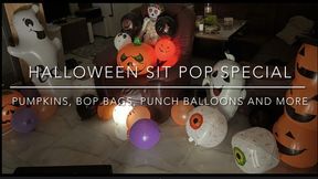 HALLOWEEN Special - Inflatable Pumpkins, Bop Bags, Punch and Foil Balloons Sit to Pop and more!