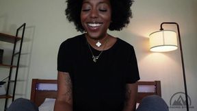 Busty ebony stepsis POV fuck with multiple partners
