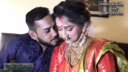 Newly Married Indian Bhabhi Ishmita Hardcore Honeymoon First night sex with Husband