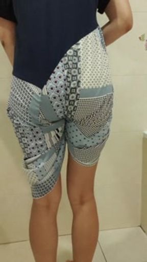 Office Girl desperate wet her long dress | Peeing|