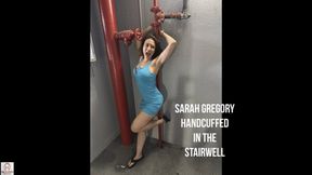 Sarah Gregory Handcuffed In The Stairwell MP4