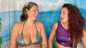 Mermaids - VANESSA & SEAJEWEL - Shrink and devour YOU HIDEF Giantess - Vore - Mouth - Eating HIDEF