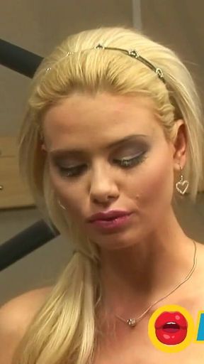 Naughty blonde with big tits loves anal and pussy play