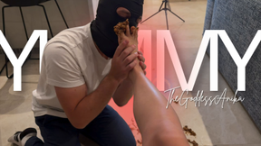 Cake Smashing Foot Domination Part 2