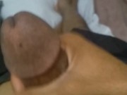 Midnight getting handjob.
