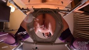 Tilly McReese Desperately using the Portable Toilet - POV 4K