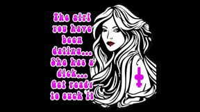 the girl you have been dating she has a dick get ready to suck it bygoddesslana
