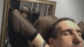 Gilded Vision In The Glass