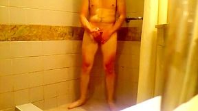 Shower with cum