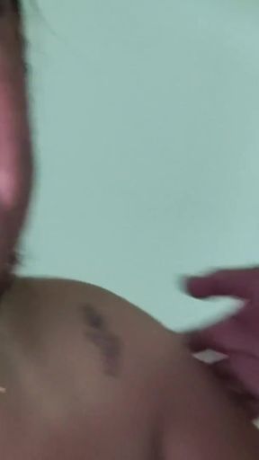 NAKED  and seducimg the friend of my cuckold to fuck me after pool party   Clip 1